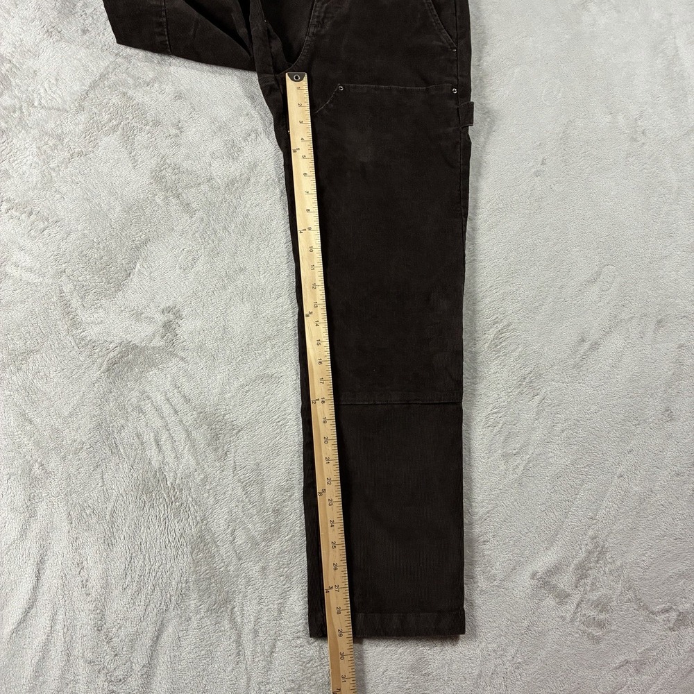 GAP Corduroy Carpenter Pant Chocolate Brown Women's 28 Dark Academia 90s Grunge - Picture 7 of 8
